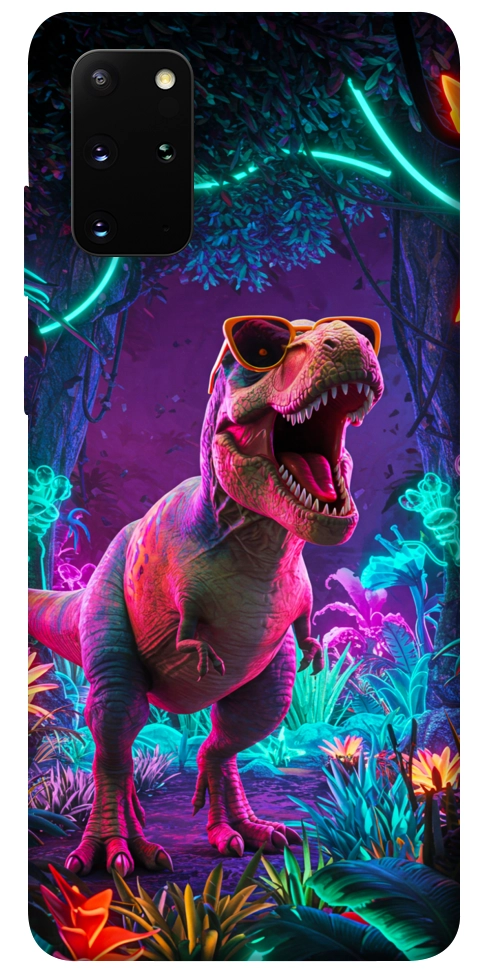 Чехол Neon dino для Galaxy S20 Plus (2020)