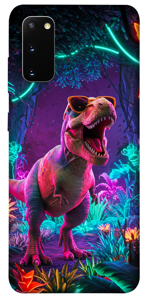 Чохол Neon dino для Galaxy S20 (2020)