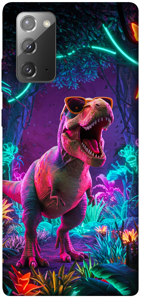 Чохол Neon dino для Galaxy Note 20