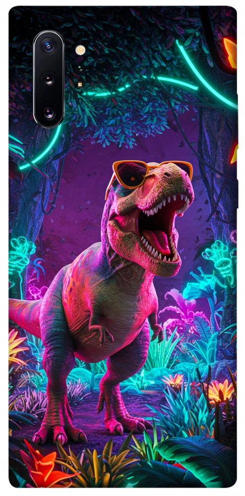 Чохол Neon dino для Galaxy Note 10+ (2019)