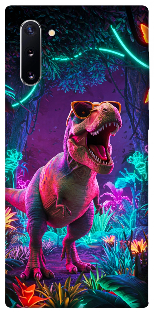 Чехол Neon dino для Galaxy Note 10 (2019)