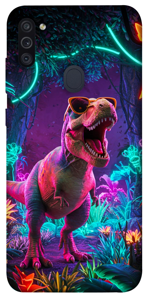 Чехол Neon dino для Galaxy M11 (2020)