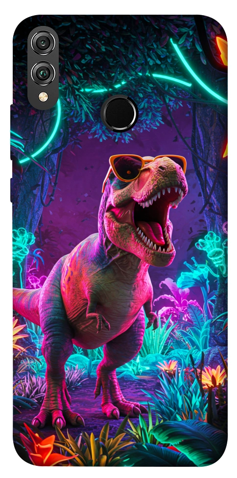 Чехол Neon dino для Huawei Honor 8X