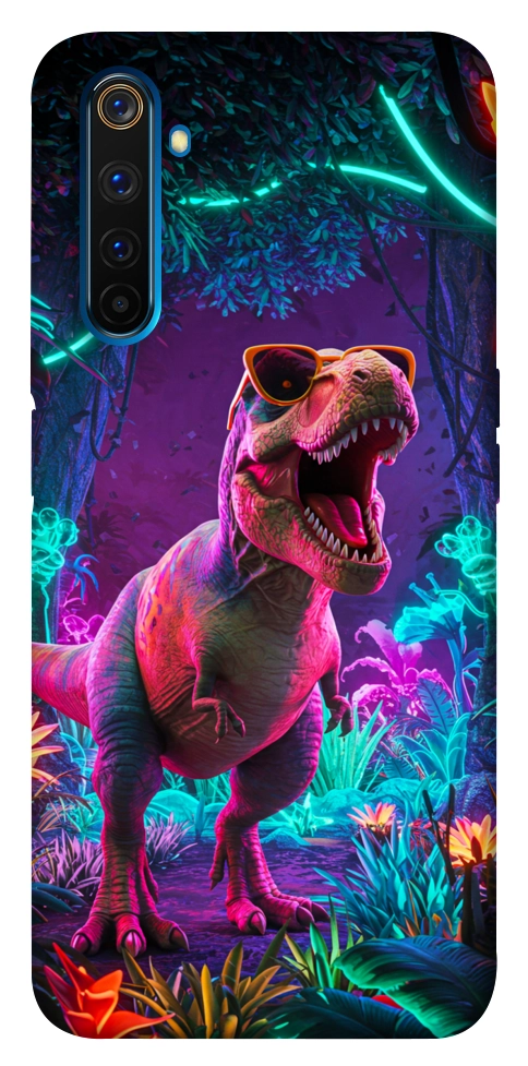 Чохол Neon dino для Realme 6 Pro