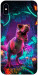 Чохол Neon dino для iPhone XS