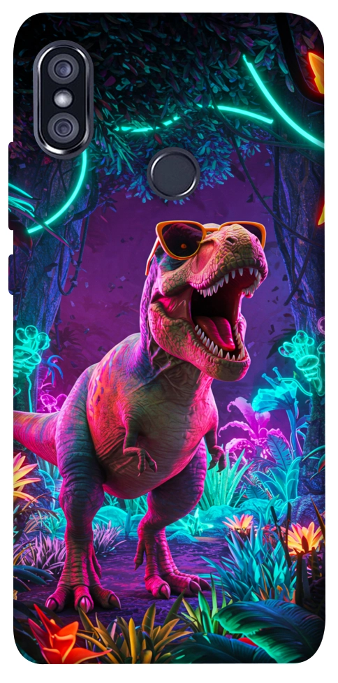 Чехол Neon dino для Xiaomi Redmi Note 5 (Dual Camera)
