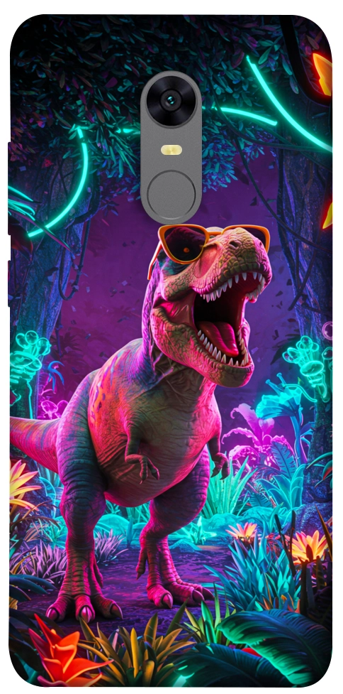 Чехол Neon dino для Xiaomi Redmi Note 5 (Single Camera)
