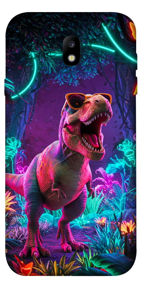 Чехол Neon dino для Galaxy J7 (2017)