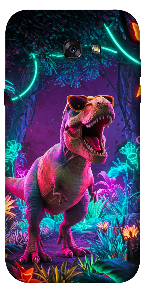 Чехол Neon dino для Galaxy A7 (2017)