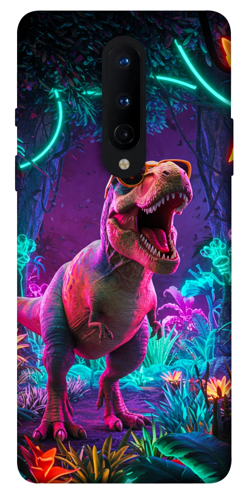 Чохол Neon dino для OnePlus 8