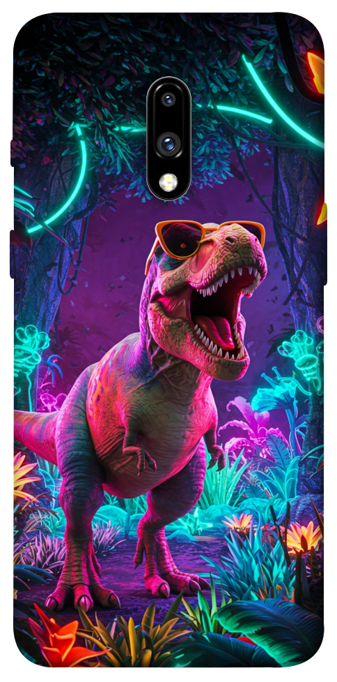 Чохол Neon dino для OnePlus 7