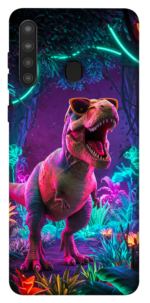 Чехол Neon dino для Galaxy A21