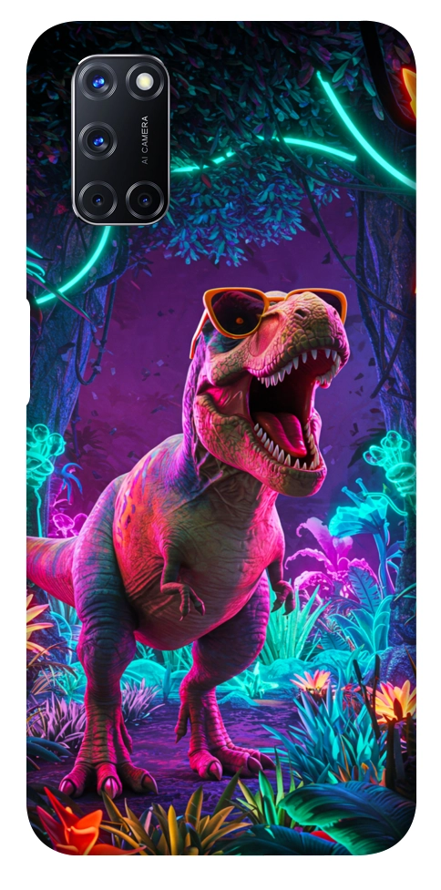 Чохол Neon dino для Oppo A92