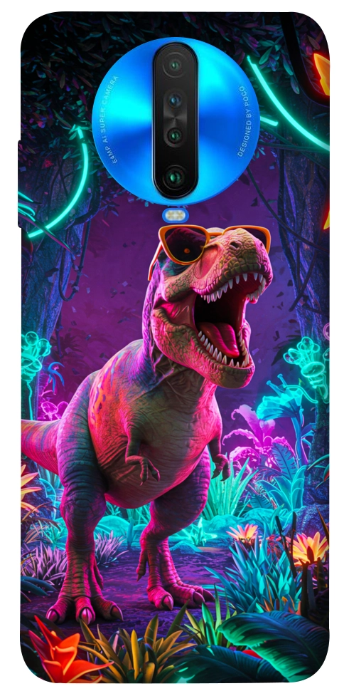 Чехол Neon dino для Xiaomi Poco X2