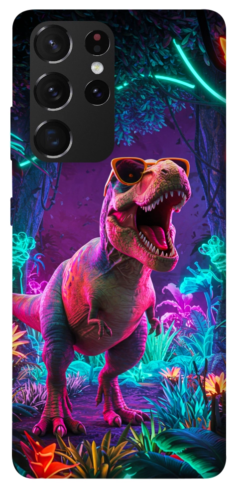 Чохол Neon dino для Galaxy S21 Ultra