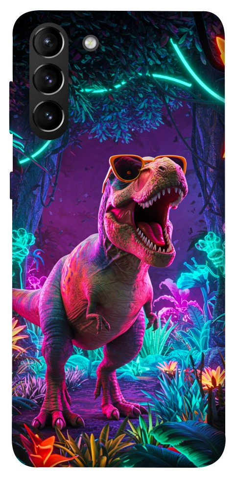 Чохол Neon dino для Galaxy S21+