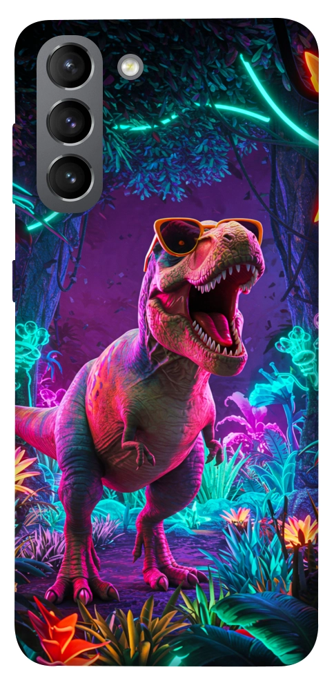 Чехол Neon dino для Galaxy S21
