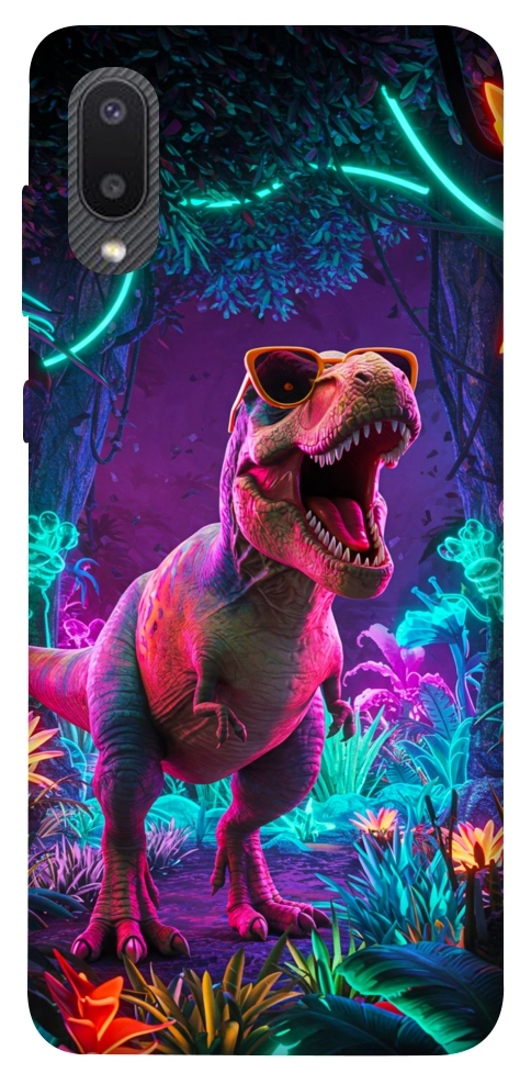 Чехол Neon dino для Galaxy A02