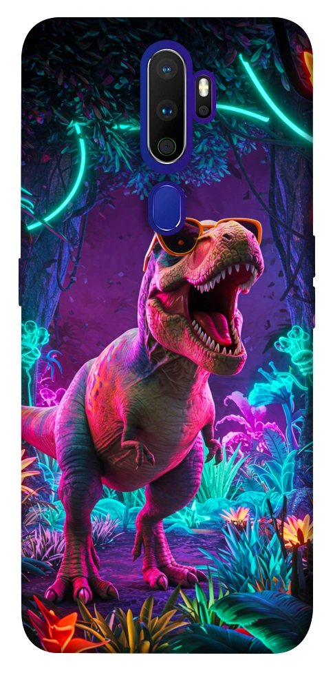 Чохол Neon dino для Oppo A9 (2020)