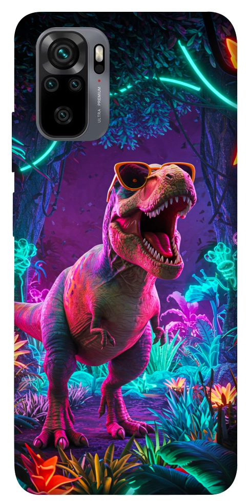 Чохол Neon dino для Xiaomi Redmi Note 10