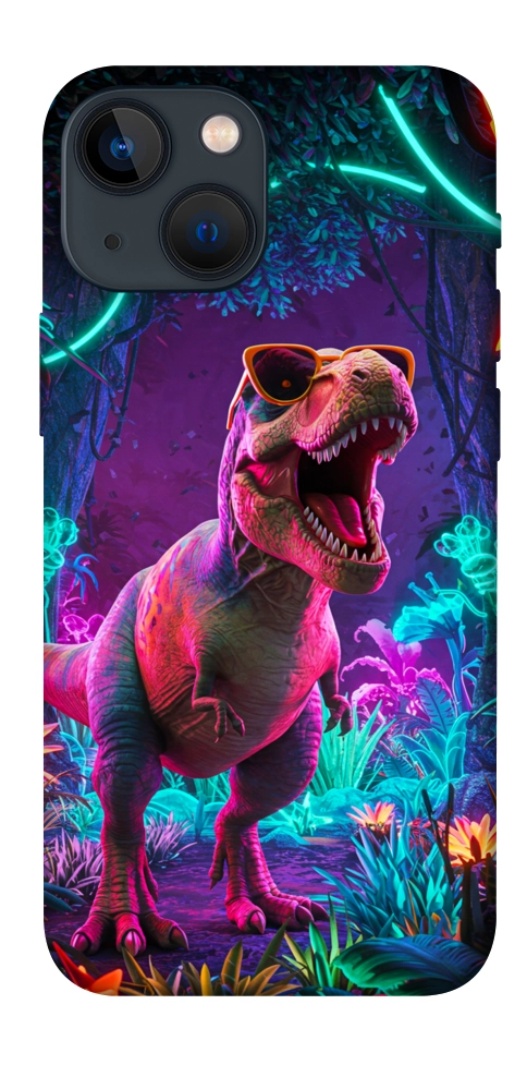 Чехол Neon dino для iPhone 13 mini