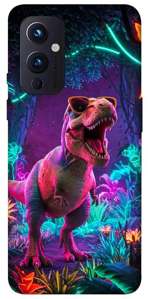 Чехол Neon dino для OnePlus 9