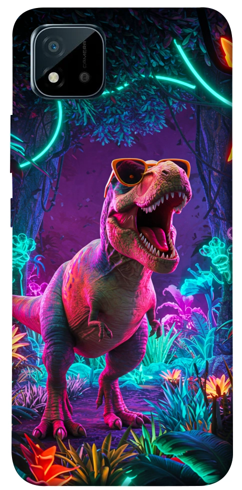 Чохол Neon dino для Realme C11 (2021)