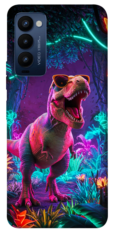 Чехол Neon dino для TECNO Camon 18