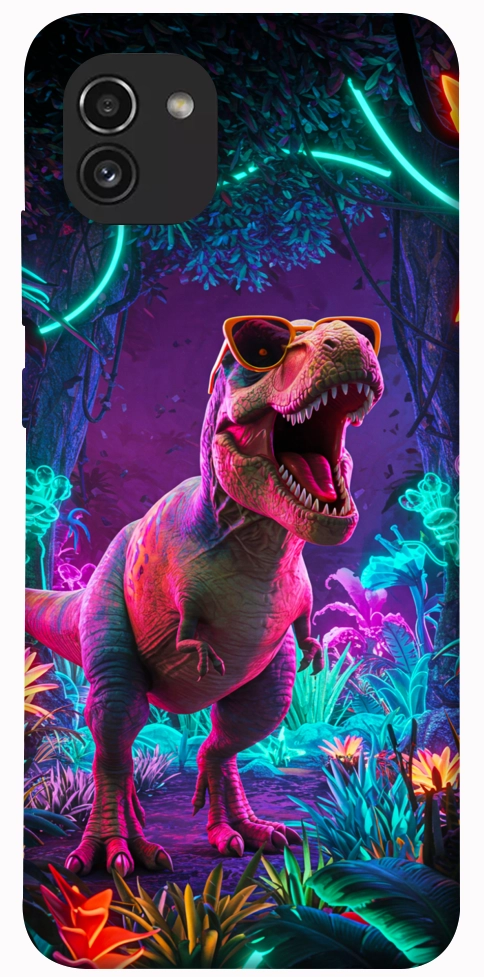 Чохол Neon dino для Galaxy A03