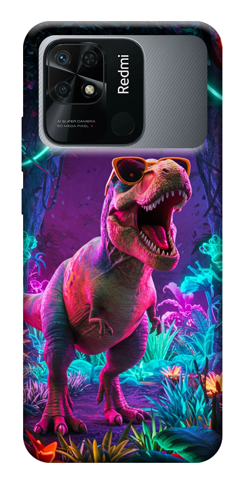 Чехол Neon dino для Xiaomi Redmi 10C