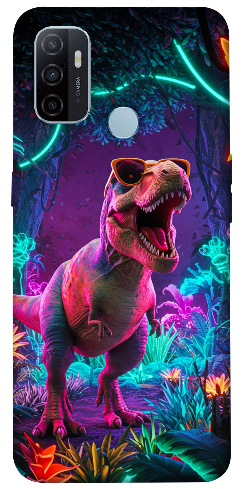 Чехол Neon dino для Oppo A32
