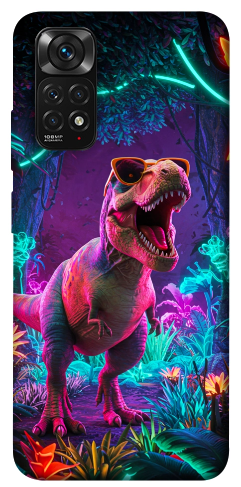 Чехол Neon dino для Xiaomi Redmi Note 11 (Global)