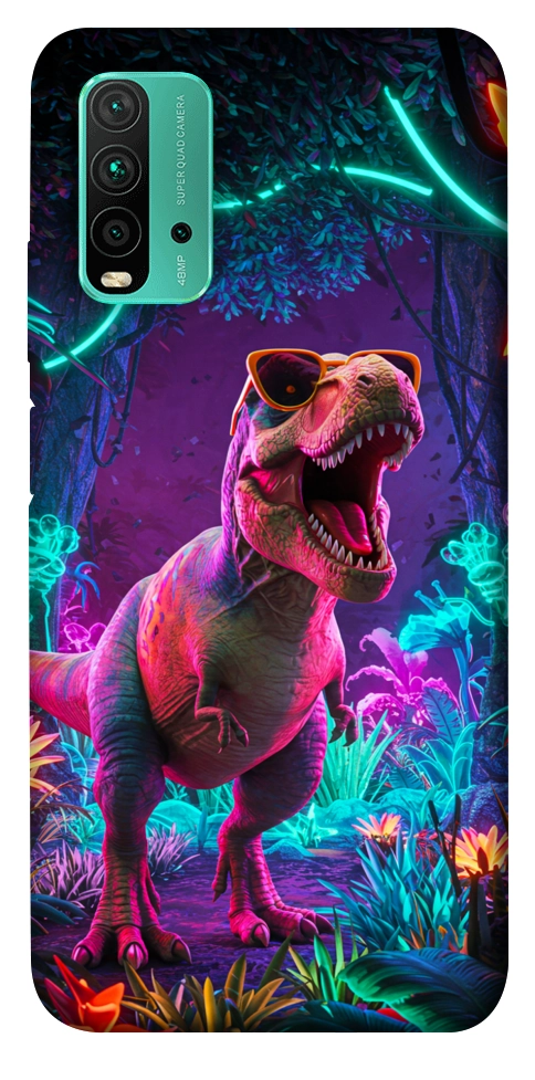 Чохол Neon dino для Xiaomi Redmi Note 9 4G