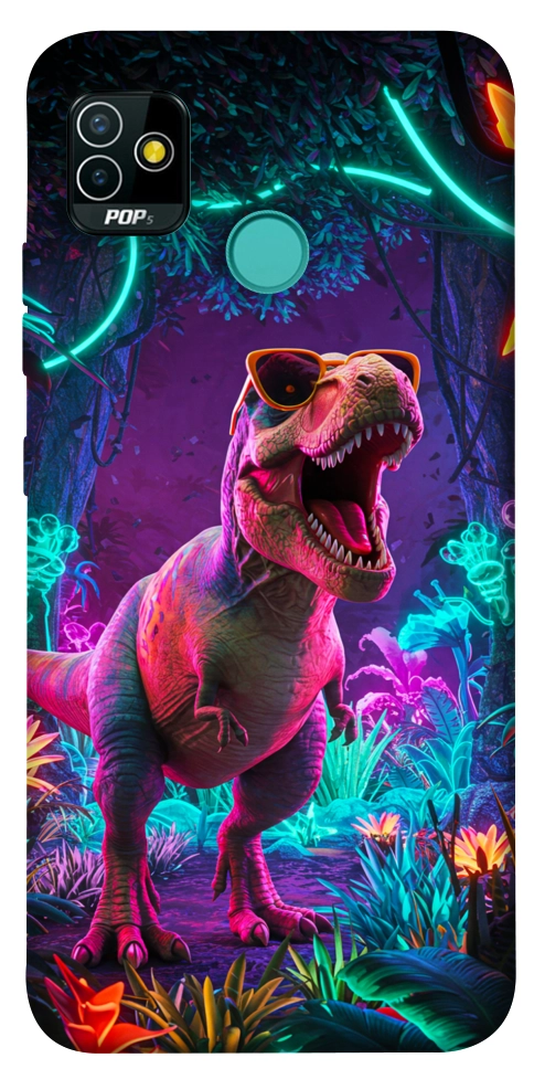 Чехол Neon dino для TECNO Pop 5