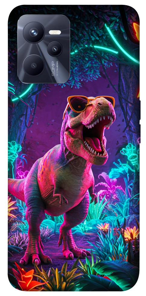 Чехол Neon dino для Realme C35