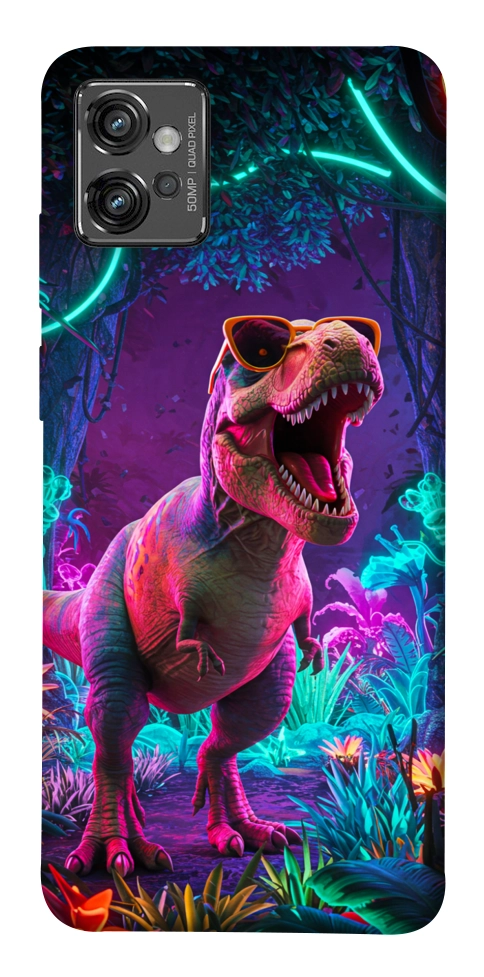 Чехол Neon dino для Motorola Moto G32