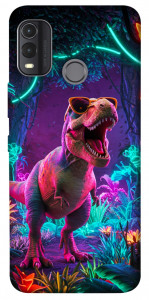 Чехол Neon dino для Nokia G11 Plus