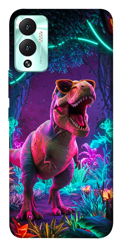 Чохол Neon dino для Infinix Hot 12 Play