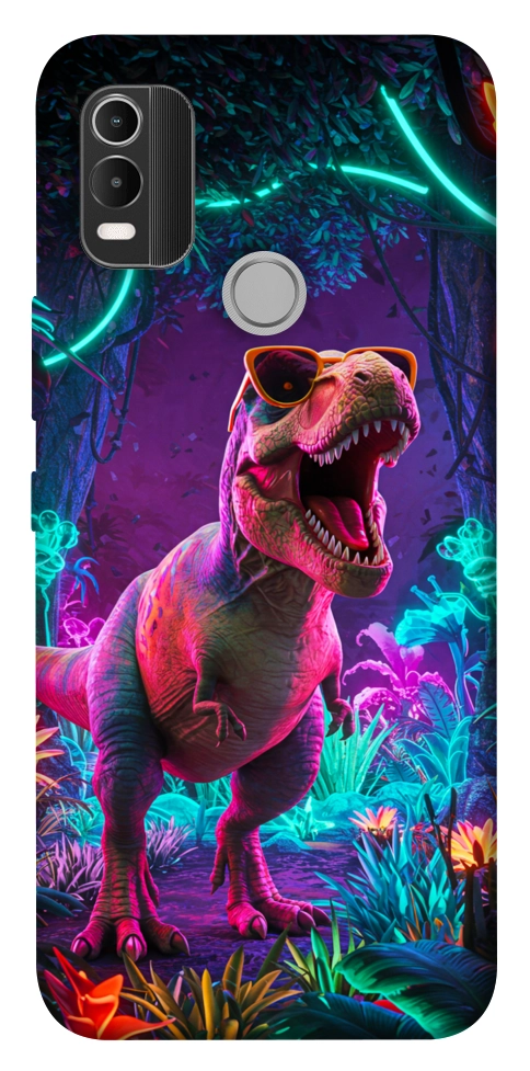Чохол Neon dino для Nokia C21 Plus