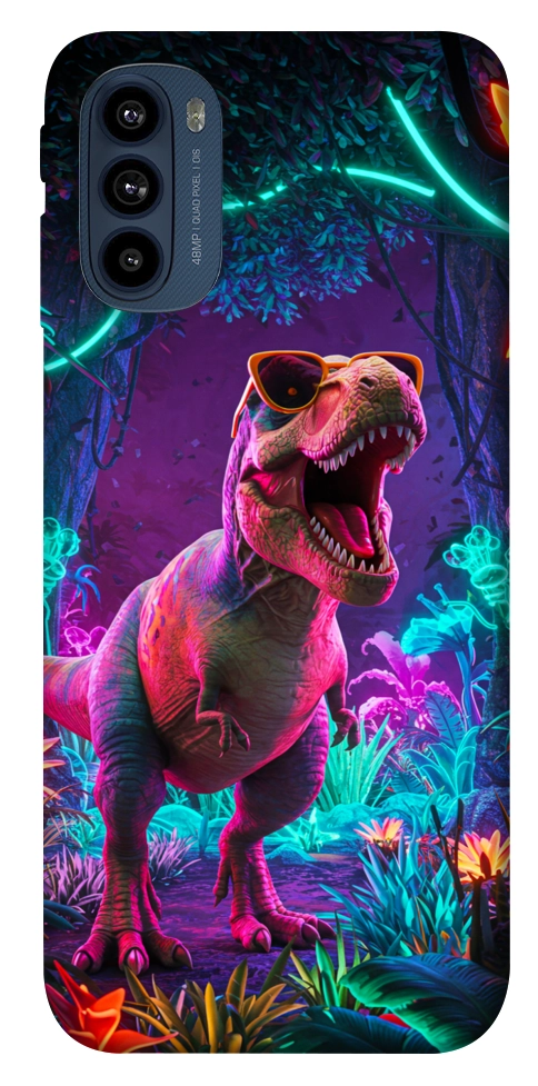 Чехол Neon dino для Motorola Moto G41