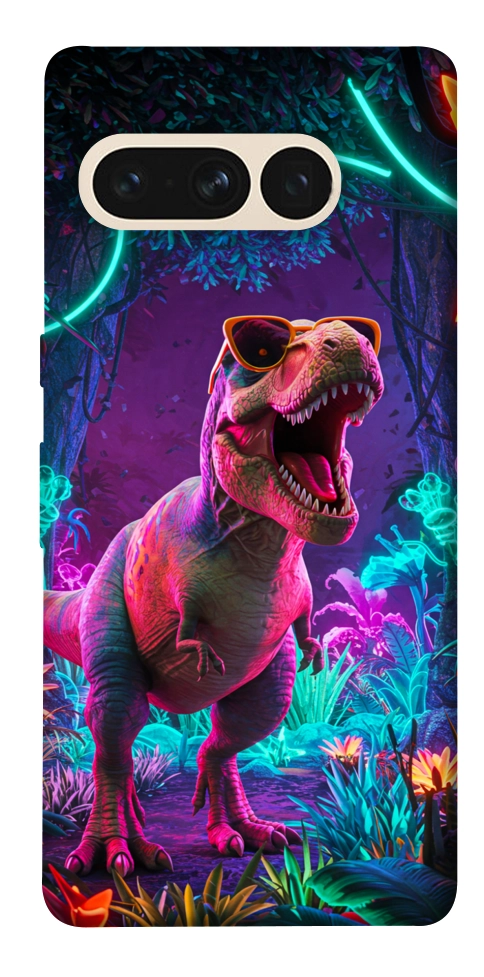 Чохол Neon dino для Google Pixel 7 Pro
