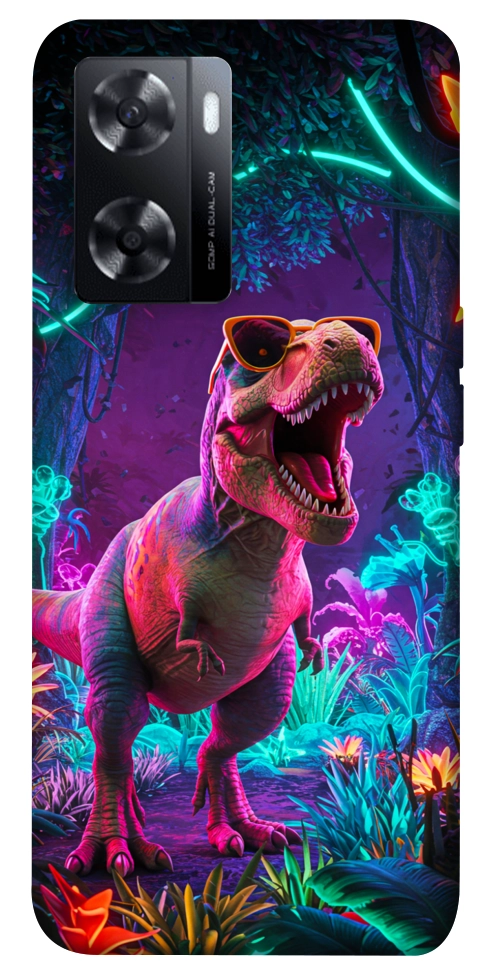 Чохол Neon dino для Oppo A77s