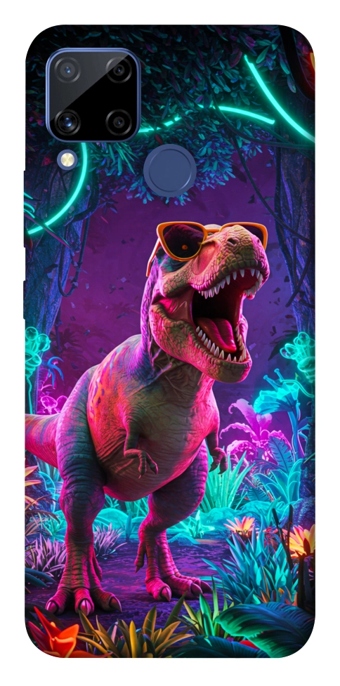Чехол Neon dino для Realme C15