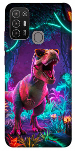 Чехол Neon dino для ZTE Blade A52