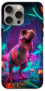 Чохол Neon dino для iPhone 15 Pro Max