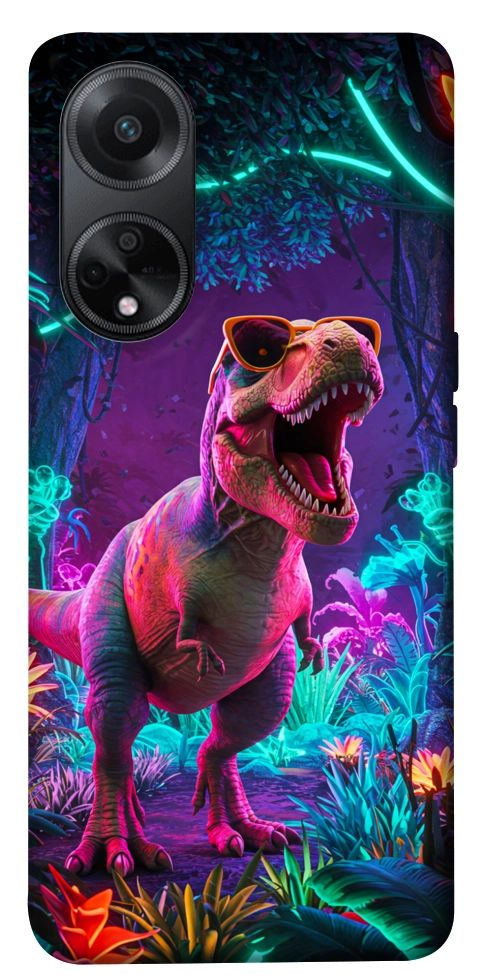 Чохол Neon dino для Oppo A98