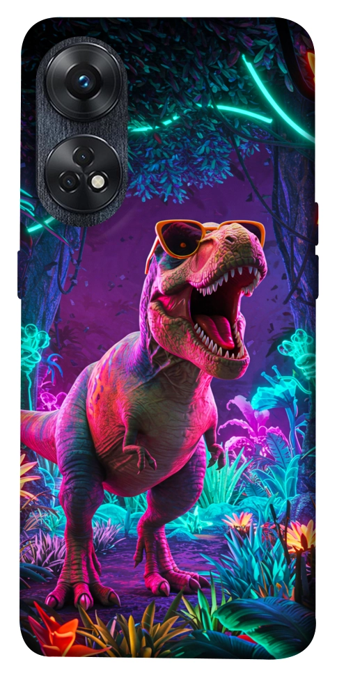 Чехол Neon dino для Oppo Reno 8 T 4G