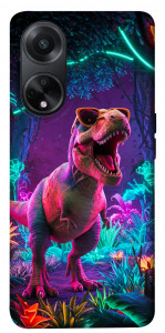 Чехол Neon dino для Oppo A58 4G