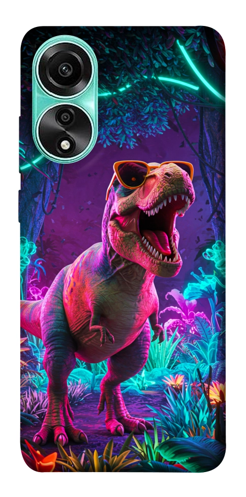 Чехол Neon dino для Oppo A78 4G