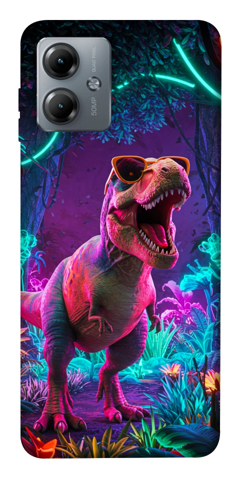 Чохол Neon dino для Motorola Moto G14